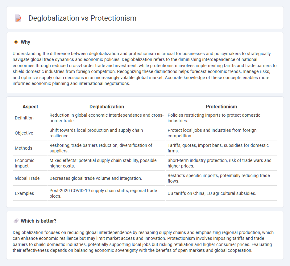 Deglobalization vs Protectionism in Economy