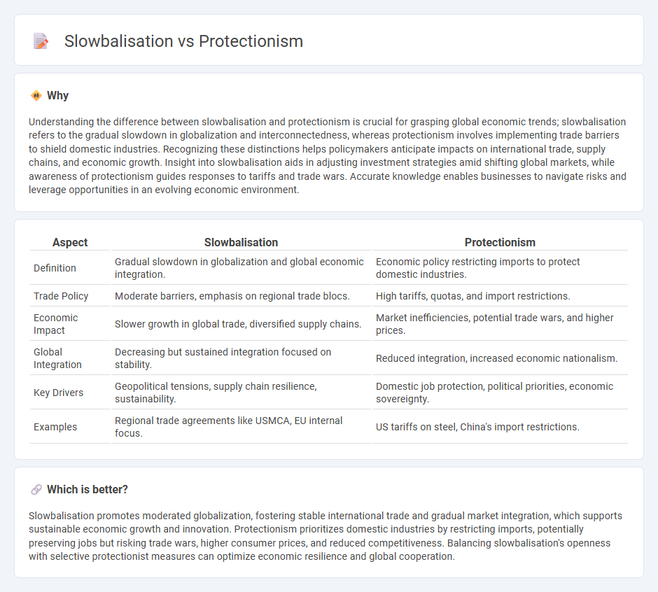 Slowbalisation vs Protectionism in Economy