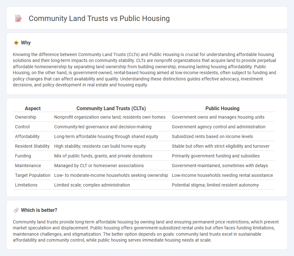 Community Land Trusts vs Public Housing in Real Estate