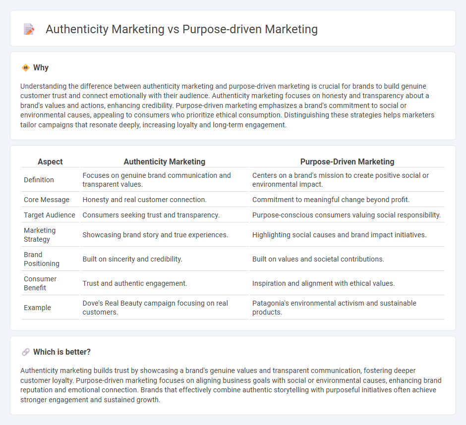 Authenticity Marketing vs Purpose-Driven Marketing in Marketing