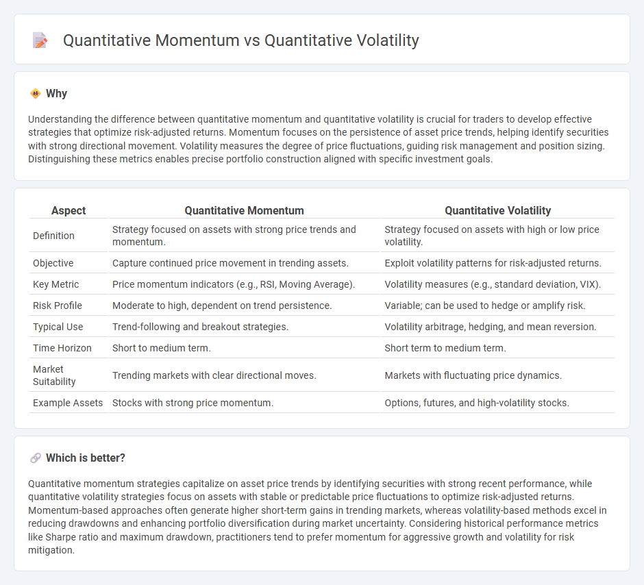 Quantitative Momentum vs Quantitative Volatility in Trading