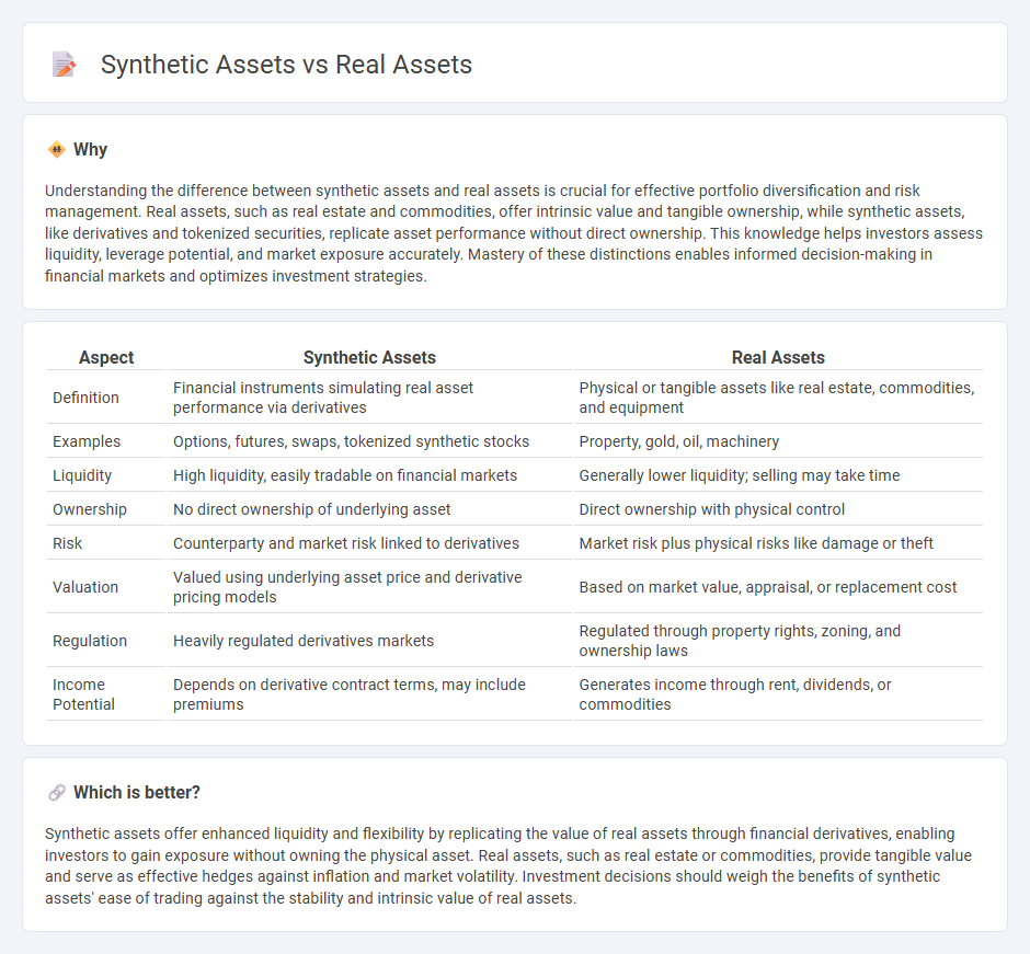 Synthetic Assets vs Real Assets in Finance