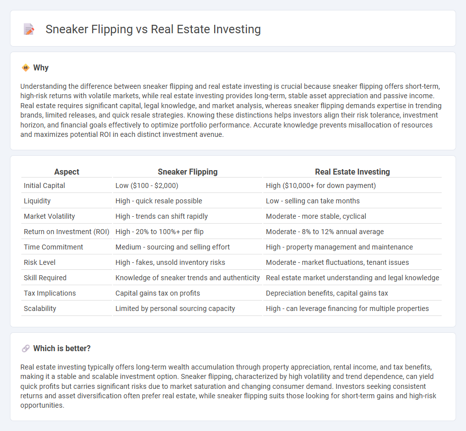 Sneaker Flipping vs Real Estate Investing in Investment