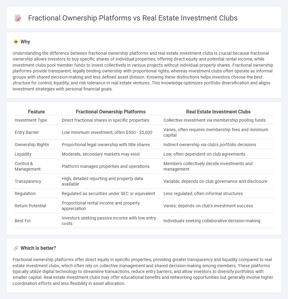 Fractional Ownership Platforms vs Real Estate Investment Clubs in Real Estate