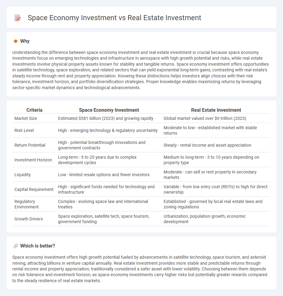 Space Economy Investment vs Real Estate Investment in Investment