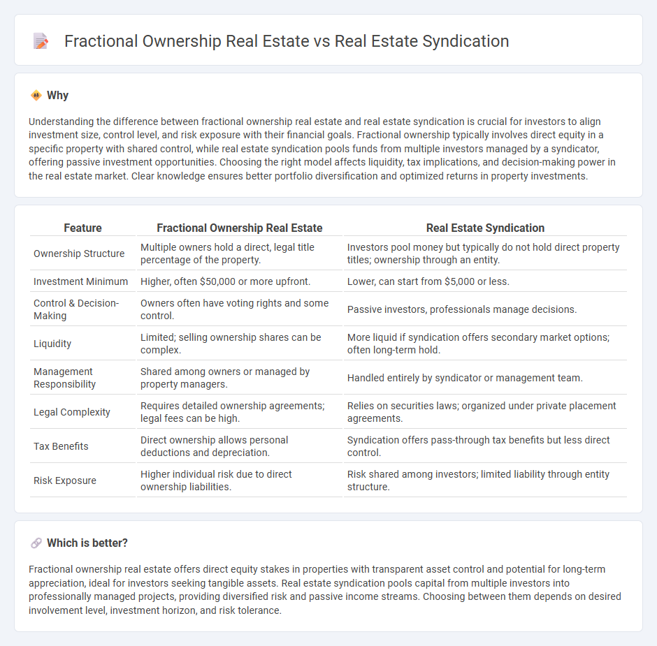 Fractional Ownership Real Estate vs Real Estate Syndication in Investment