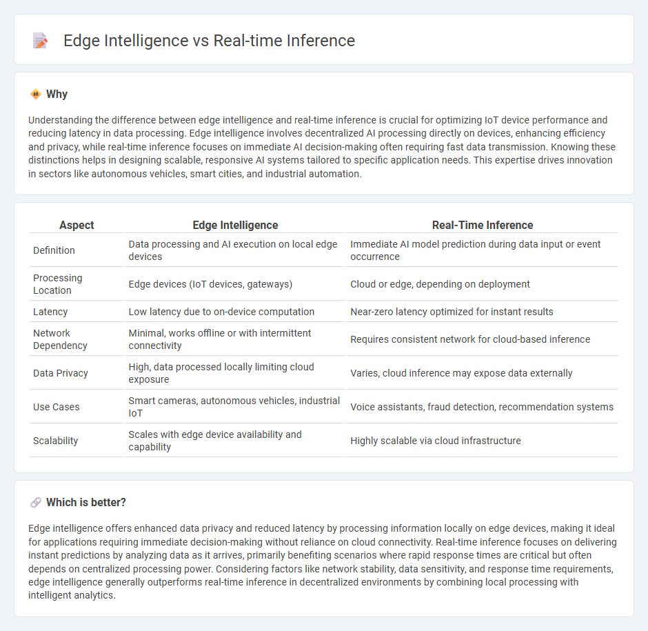 Edge Intelligence vs Real-Time Inference in Technology