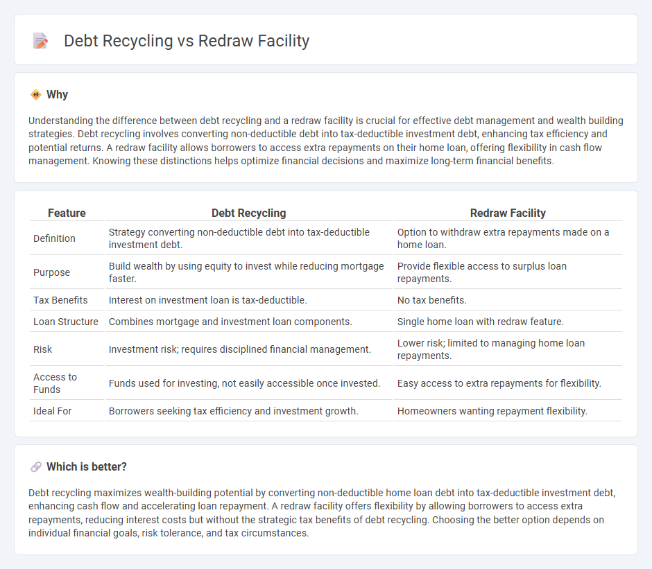 Debt Recycling vs Redraw Facility in Banking
