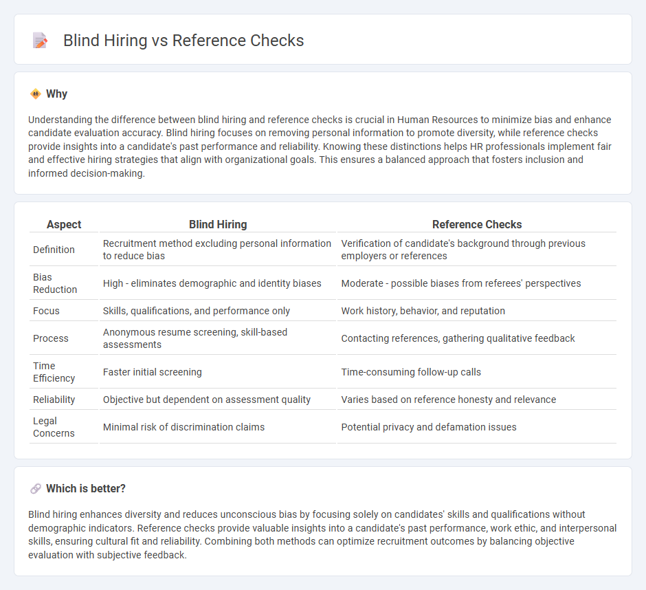 Blind Hiring vs Reference Checks in Human Resources