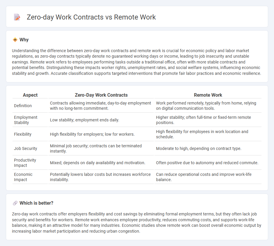 Zero-Day Work Contracts vs Remote Work in Economy