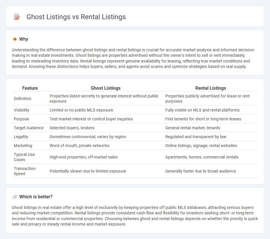 Ghost Listings vs Rental Listings in Real Estate