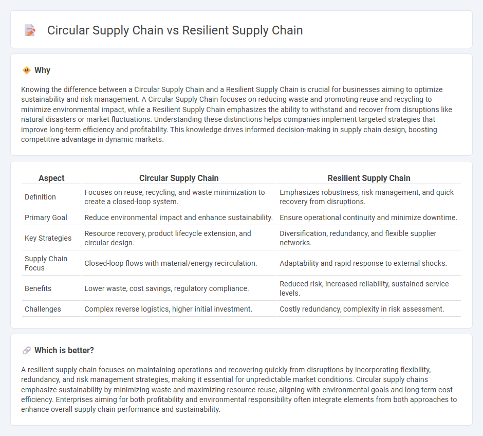 Circular Supply Chain vs Resilient Supply Chain in Commerce