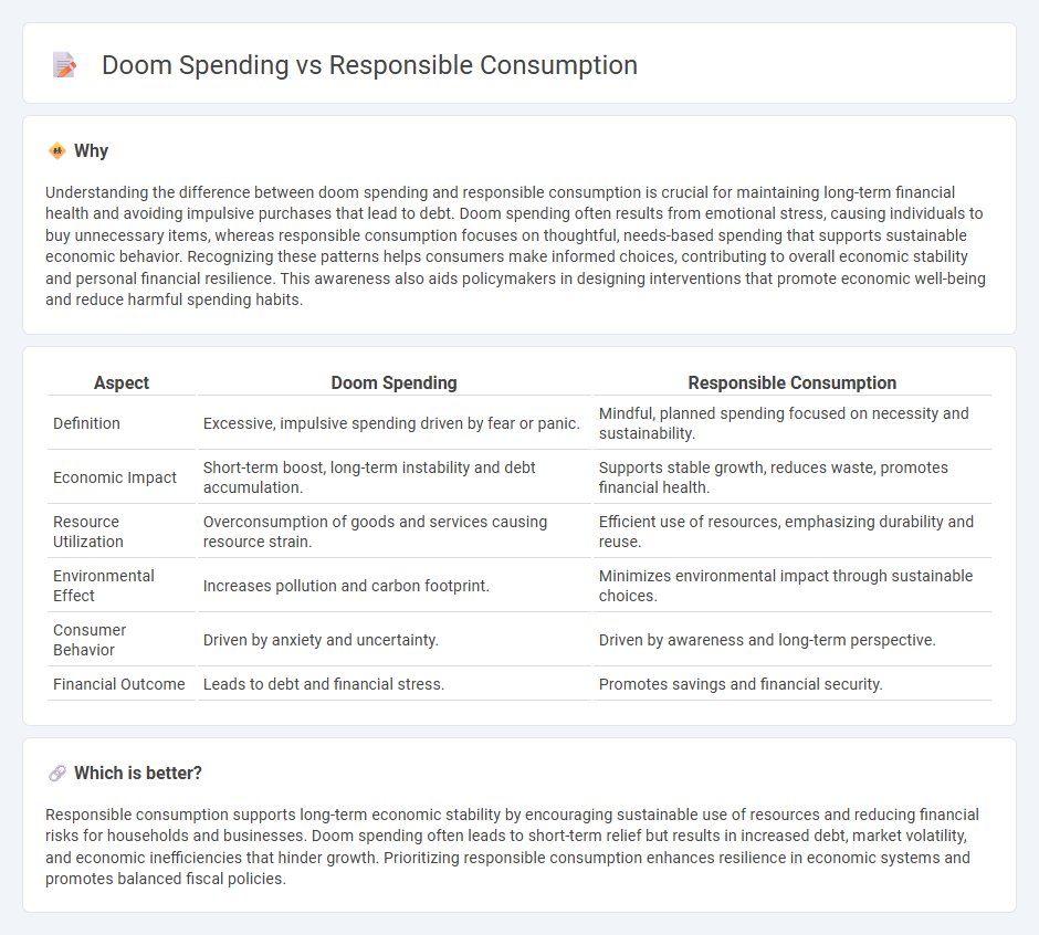 Doom Spending vs Responsible Consumption in Economy