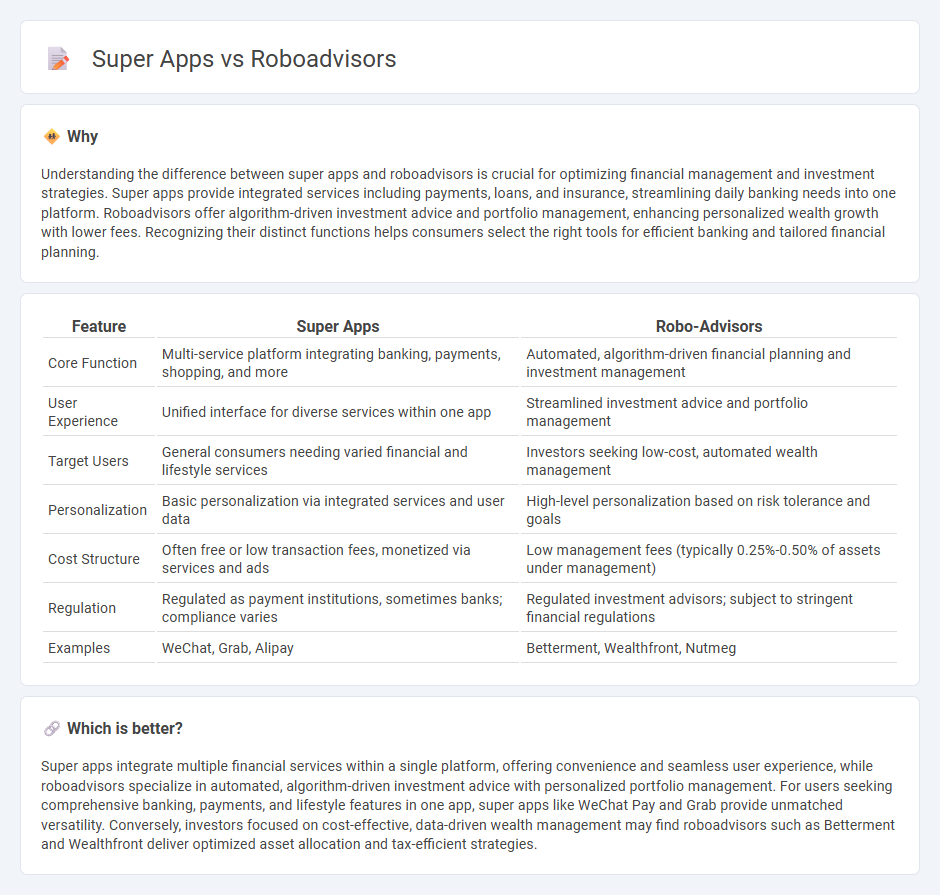 Super Apps vs Roboadvisors in Banking