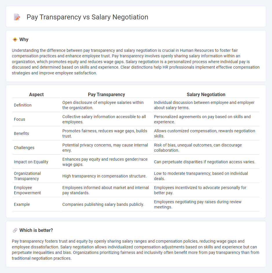 Pay Transparency vs Salary Negotiation in Human Resources