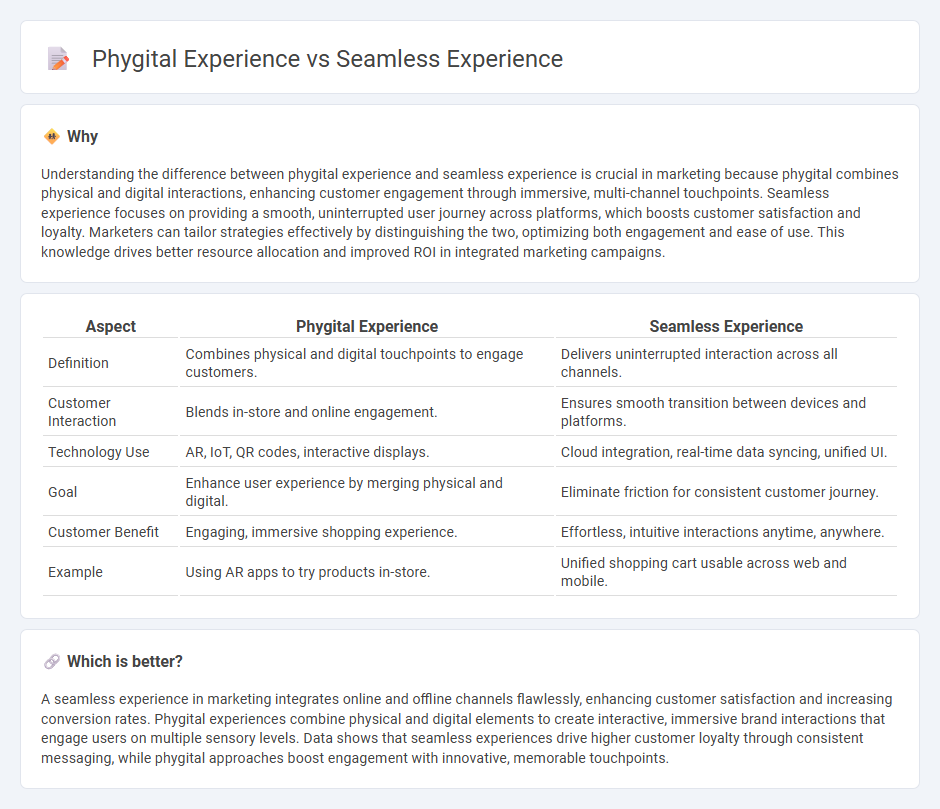 Phygital Experience vs Seamless Experience in Marketing