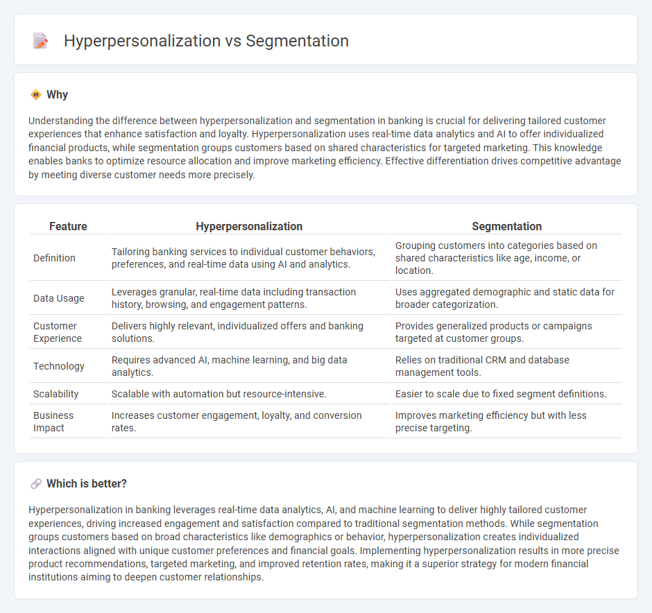Hyperpersonalization vs Segmentation in Banking