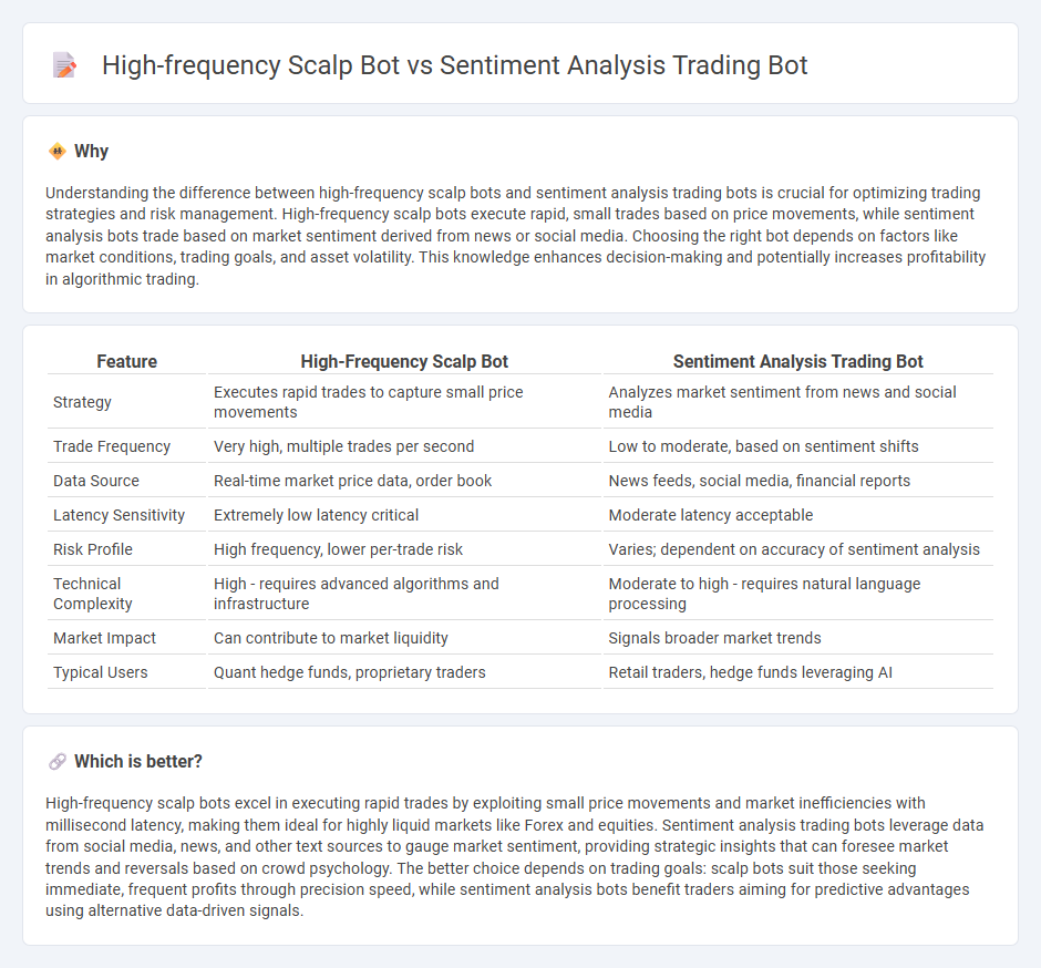 High-Frequency Scalp Bot vs Sentiment Analysis Trading Bot in Trading