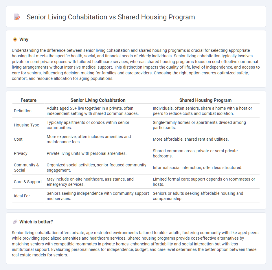 Senior Living Cohabitation vs Shared Housing Program in Real Estate