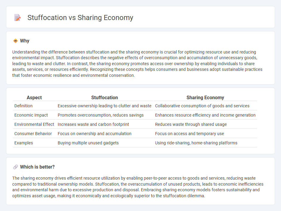 Stuffocation vs Sharing Economy in Economy
