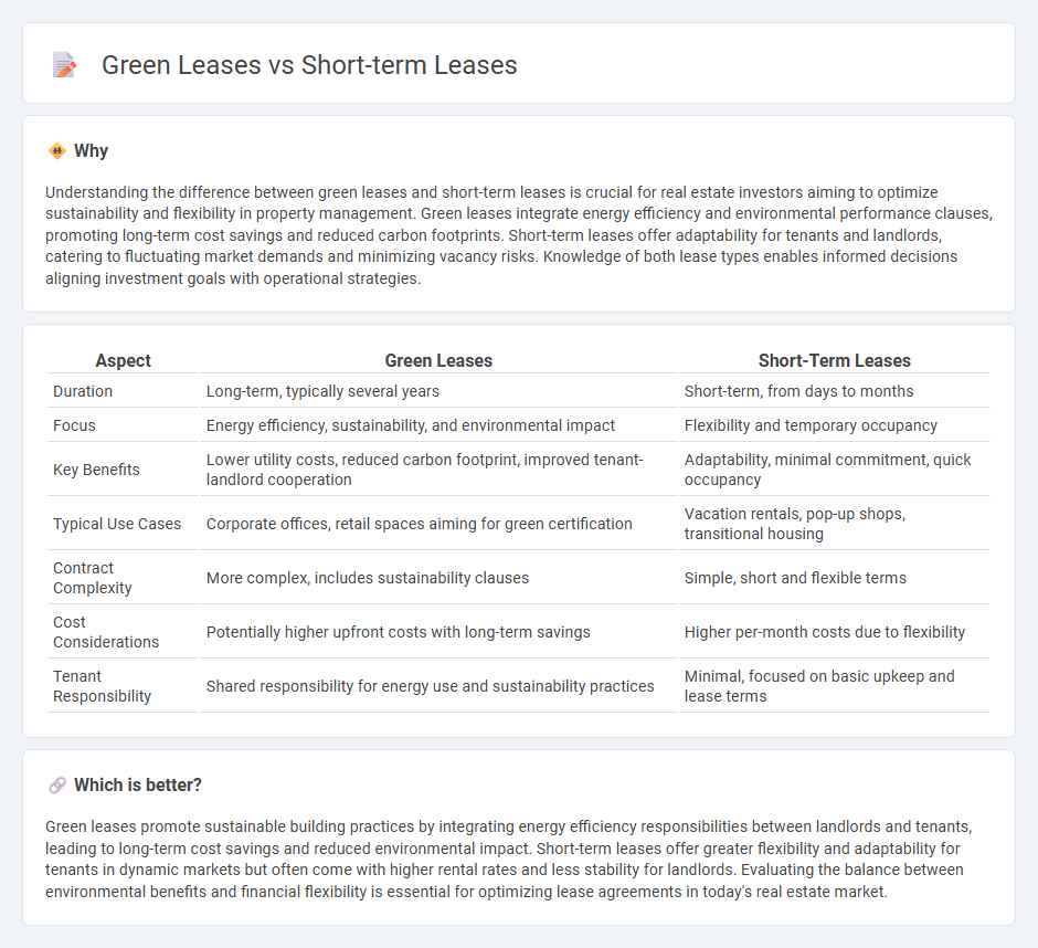 Green Leases vs Short-Term Leases in Real Estate
