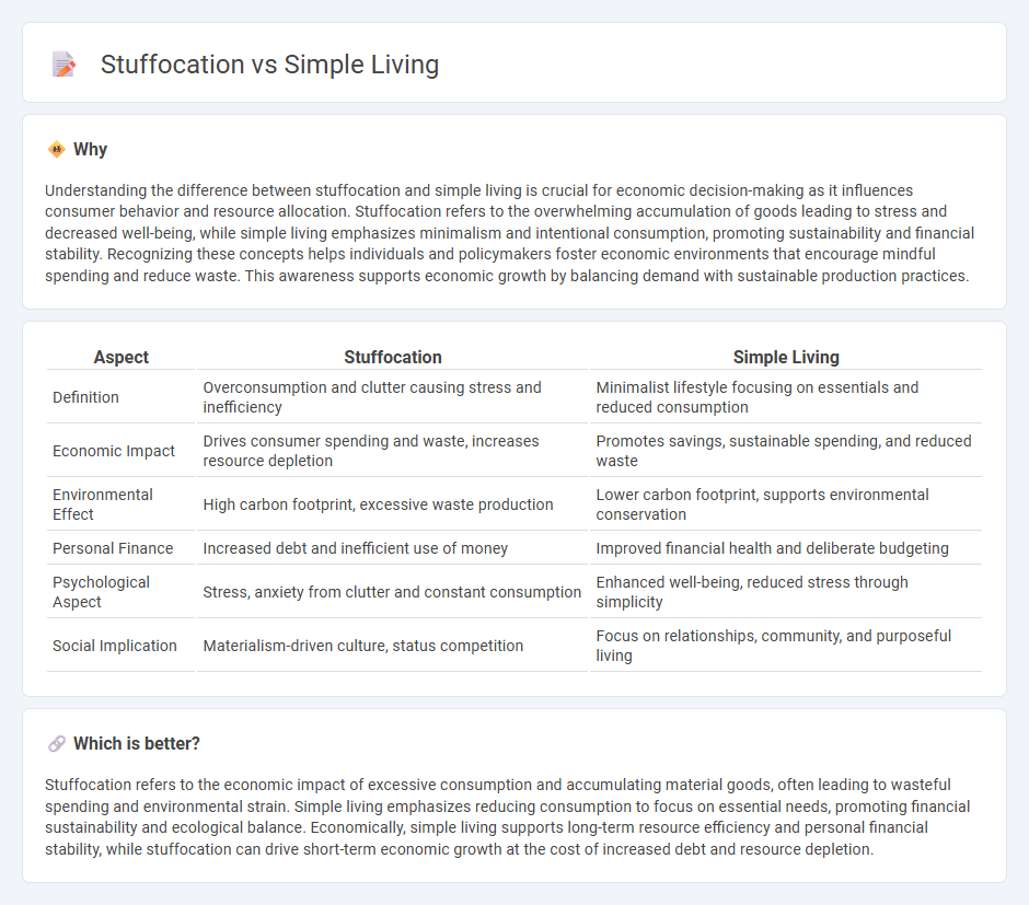Stuffocation vs Simple Living in Economy