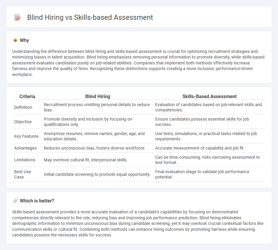 Blind Hiring vs Skills-Based Assessment in Human Resources