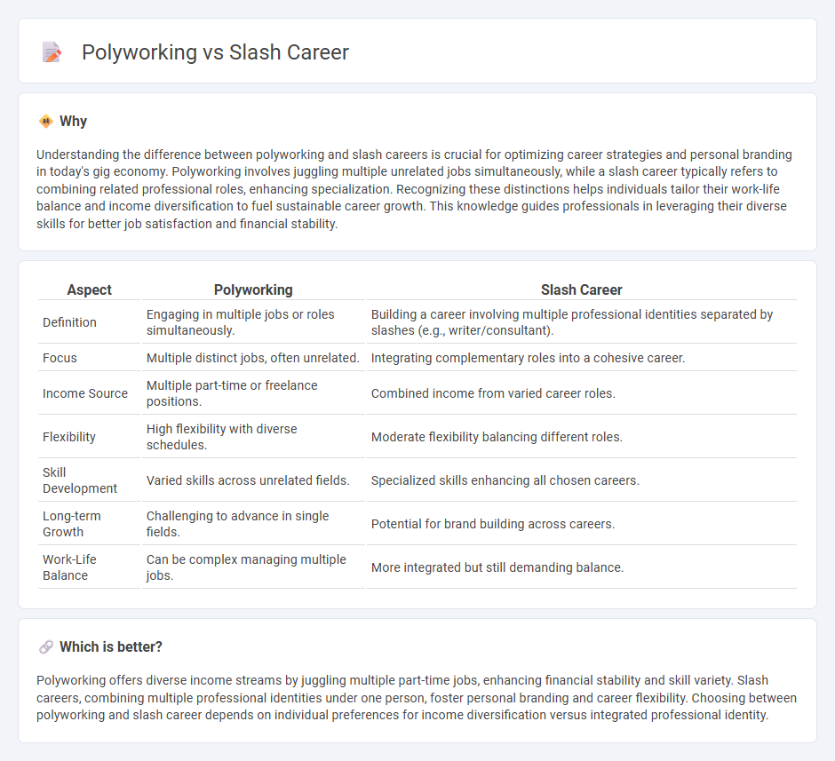 Polyworking vs Slash Career in Employment