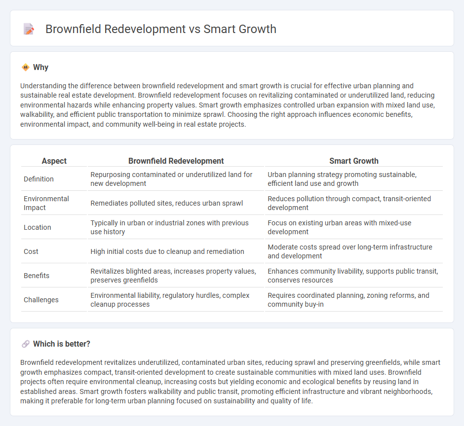 Brownfield Redevelopment vs Smart Growth in Real Estate