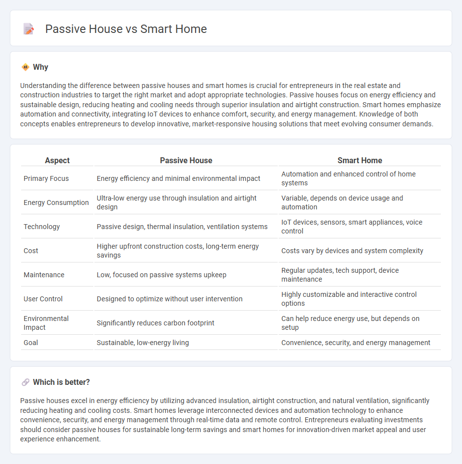 Passive House vs Smart Home in Entrepreneurship
