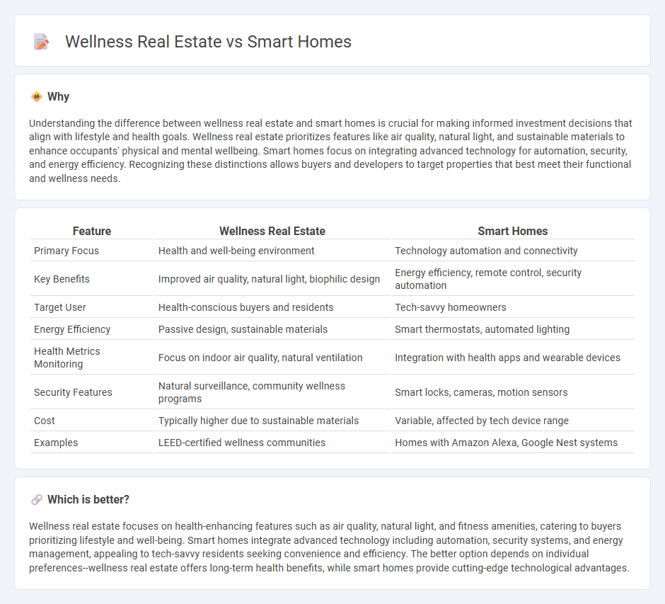Wellness Real Estate vs Smart Homes in Real Estate