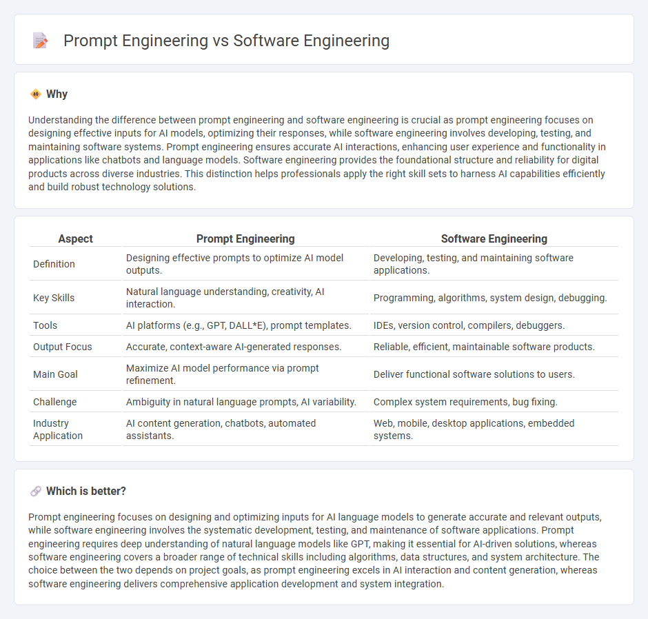 Prompt Engineering vs Software Engineering in Technology