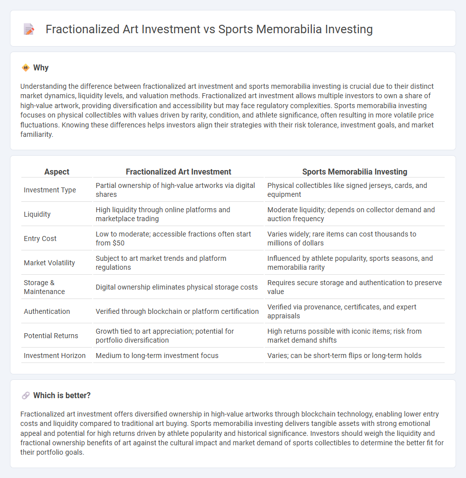 Fractionalized Art Investment vs Sports Memorabilia Investing in Investment