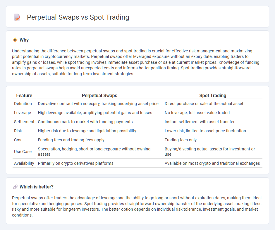 Perpetual Swaps vs Spot Trading in Trading