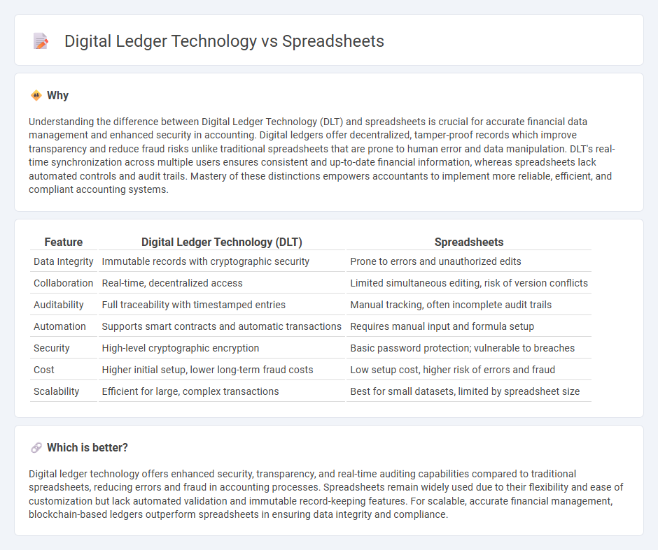 Digital Ledger Technology vs Spreadsheets in Accounting