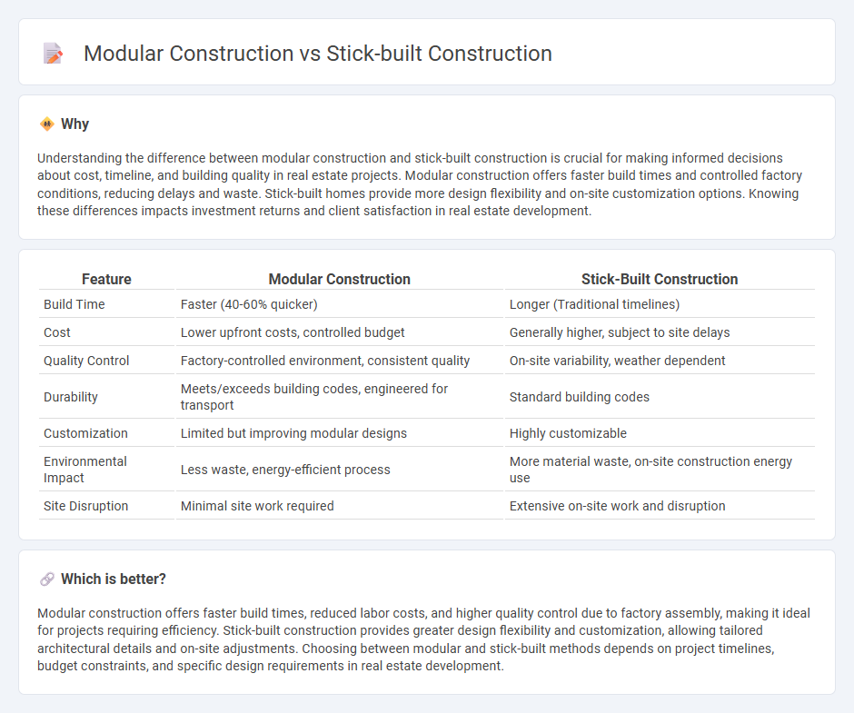 Modular Construction vs Stick-Built Construction in Real Estate