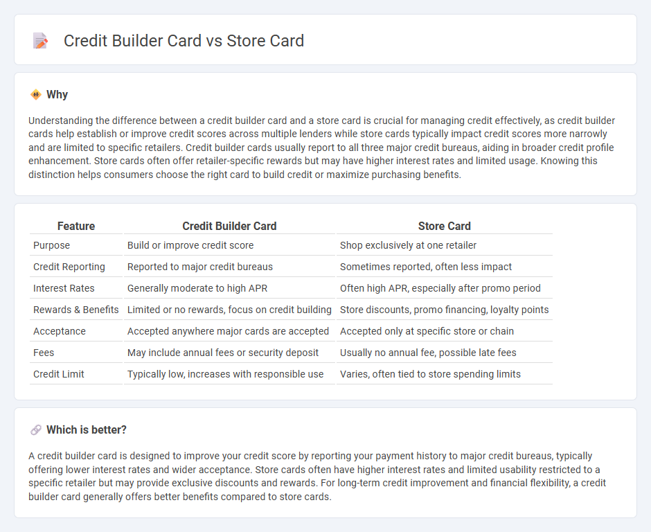 Credit Builder Card vs Store Card in Banking