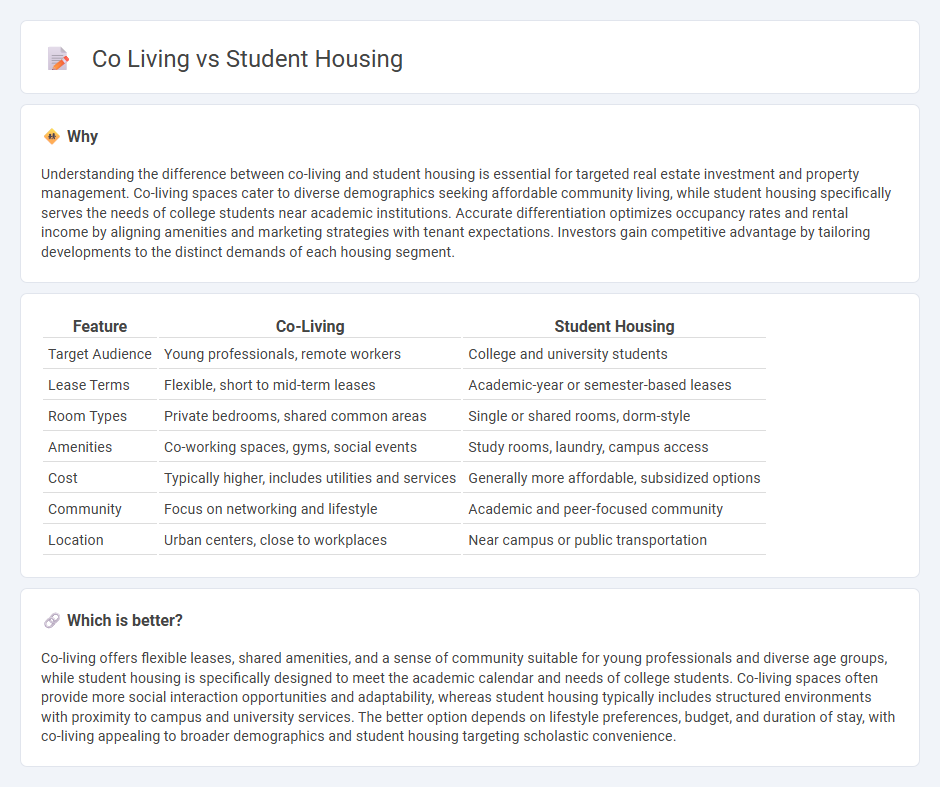 Co Living vs Student Housing in Real Estate