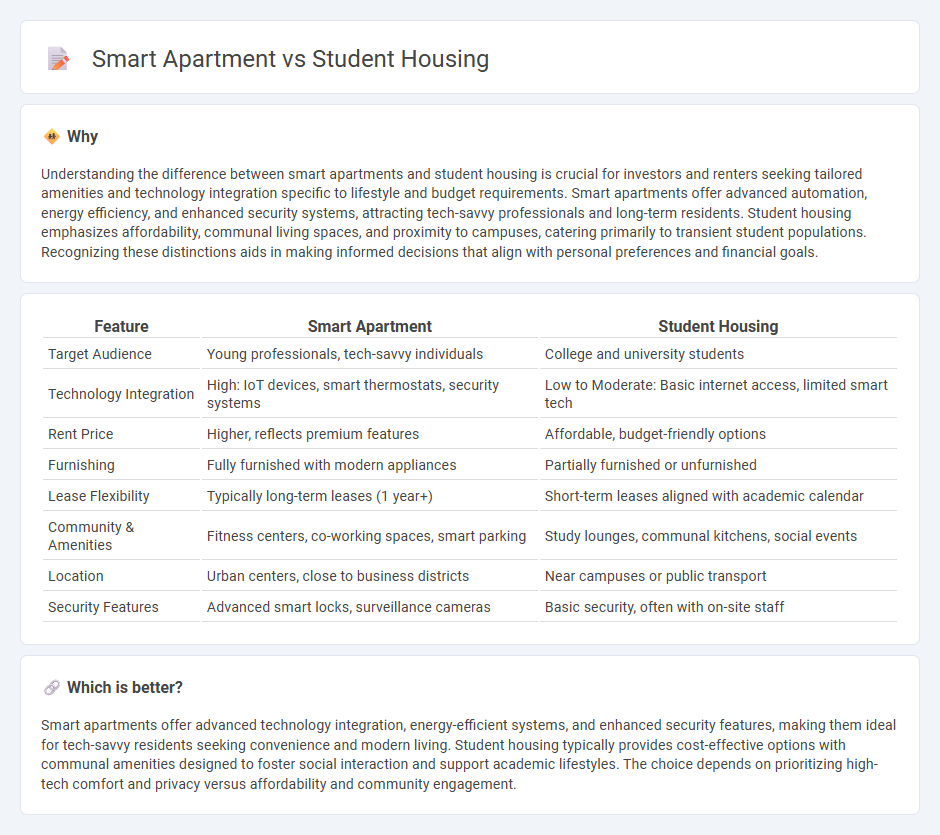 Smart Apartment vs Student Housing in Real Estate