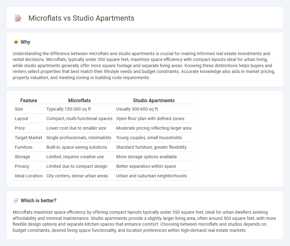 Microflats vs Studio Apartments in Real Estate