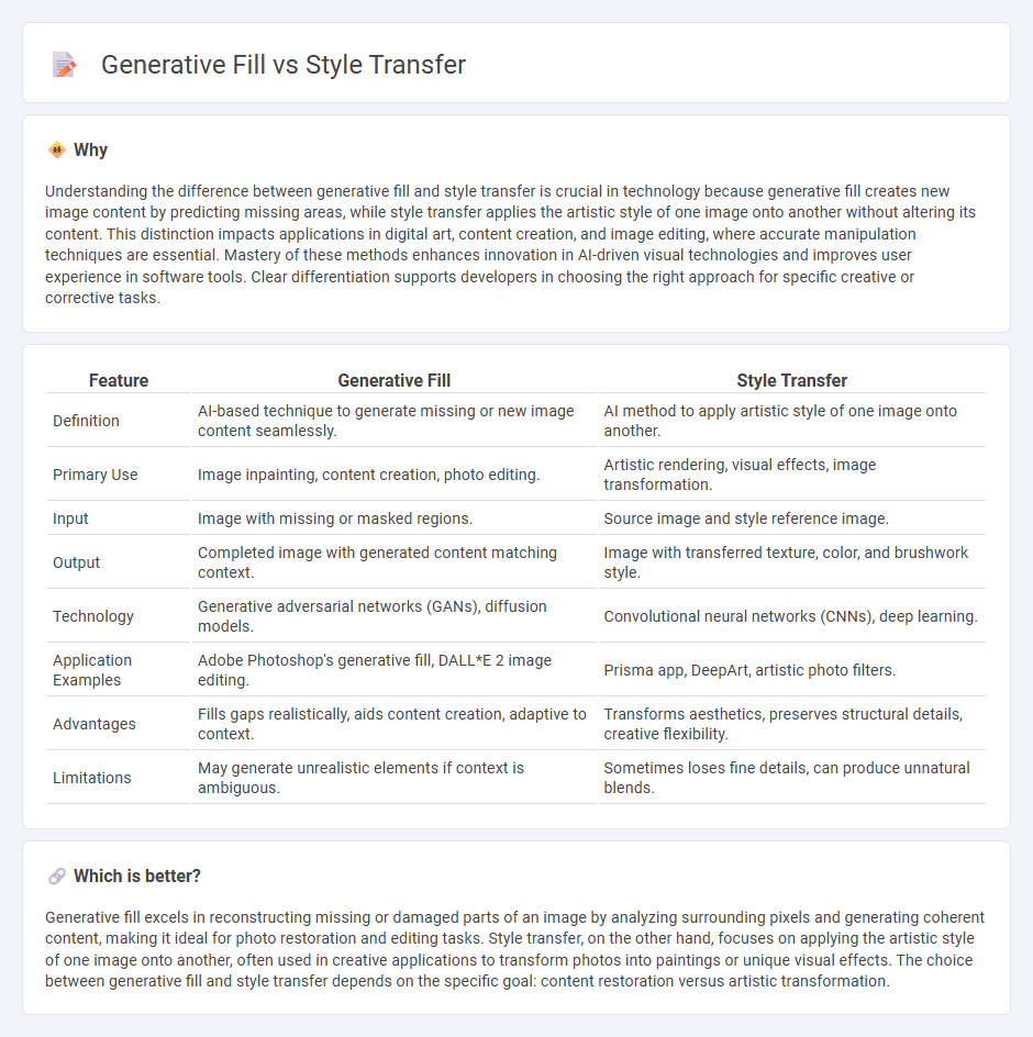 Generative Fill vs Style Transfer in Technology