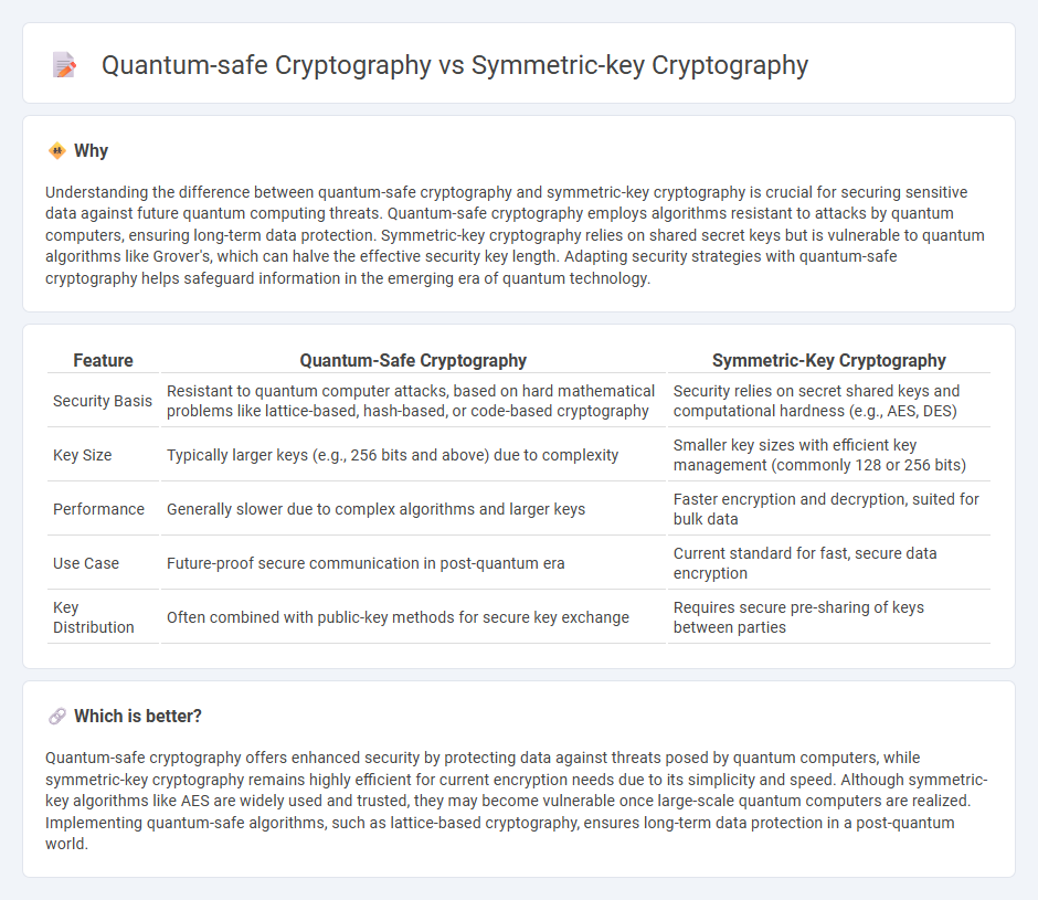 Quantum-Safe Cryptography vs Symmetric-Key Cryptography in Technology