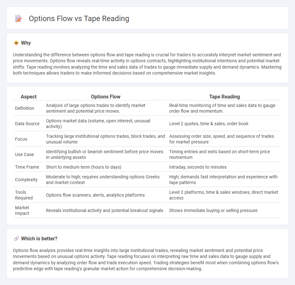 Options Flow vs Tape Reading in Trading