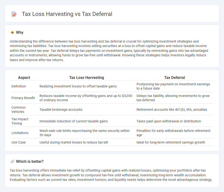 Tax Loss Harvesting vs Tax Deferral in Finance