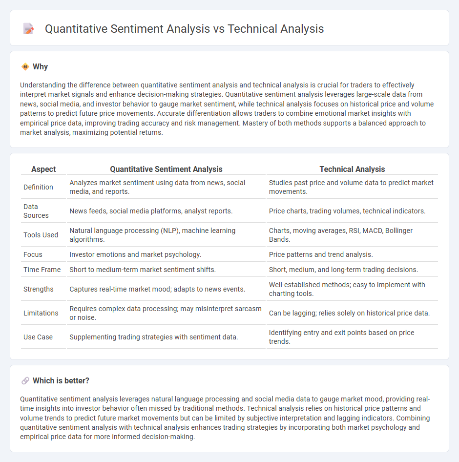 Quantitative Sentiment Analysis vs Technical Analysis in Trading