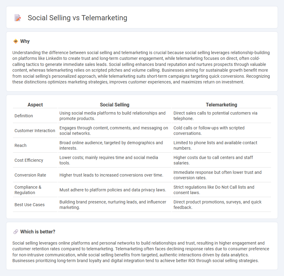 Social Selling vs Telemarketing in Commerce