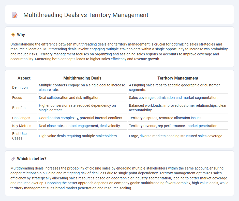 Multithreading Deals vs Territory Management in Sales