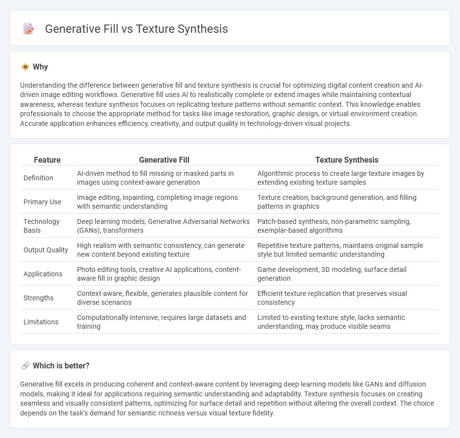 Generative Fill vs Texture Synthesis in Technology