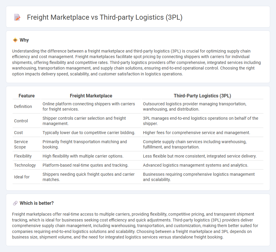Freight Marketplace vs Third-Party Logistics (3Pl) in Logistics