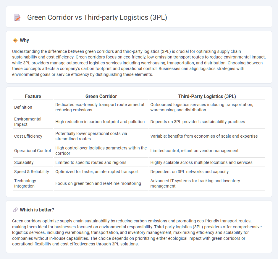 Green Corridor vs Third-Party Logistics (3Pl) in Logistics